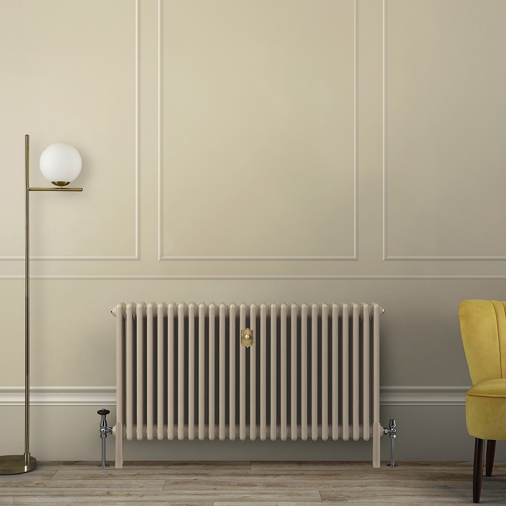 Radiateur style fonte horizontal - Triple rangs - Brun (Elk Brown) - Choix de tailles - Windsor
