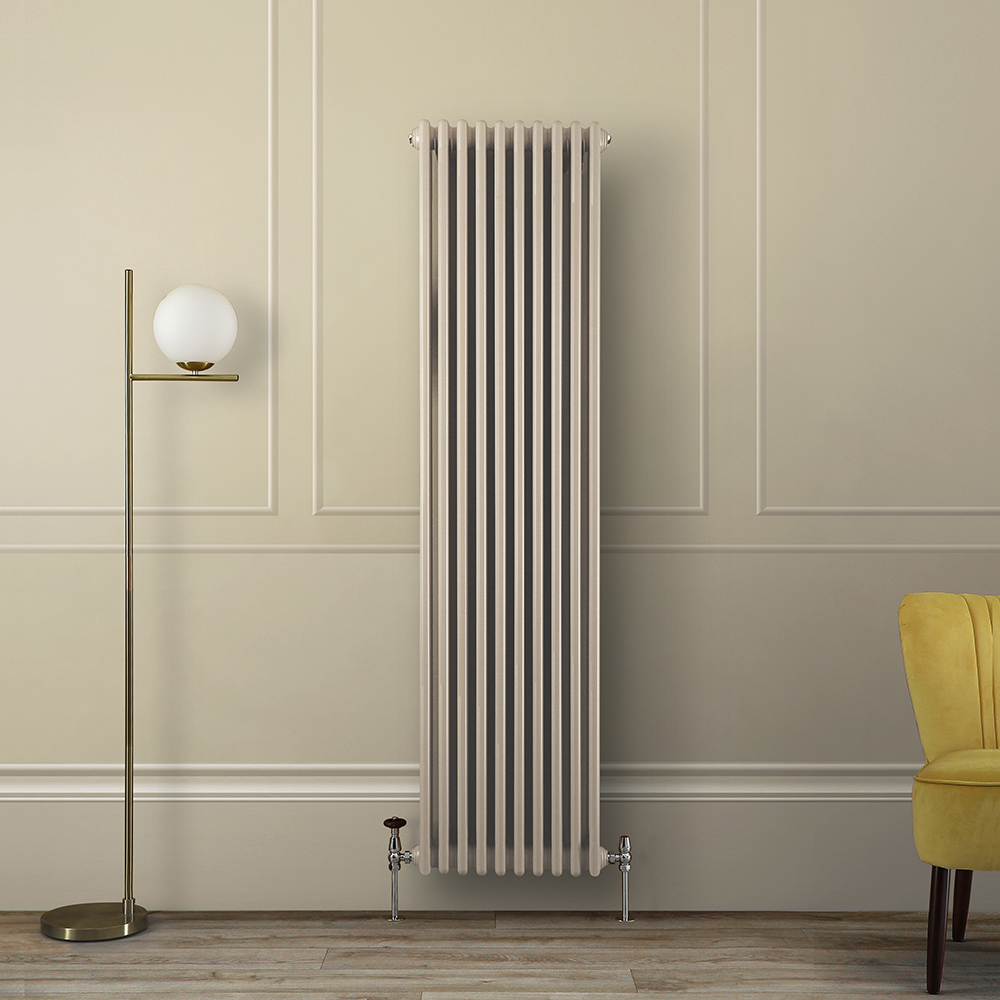 Radiateur style fonte vertical - Triple rangs - Brun (Elk Brown) - Choix de tailles - Windsor