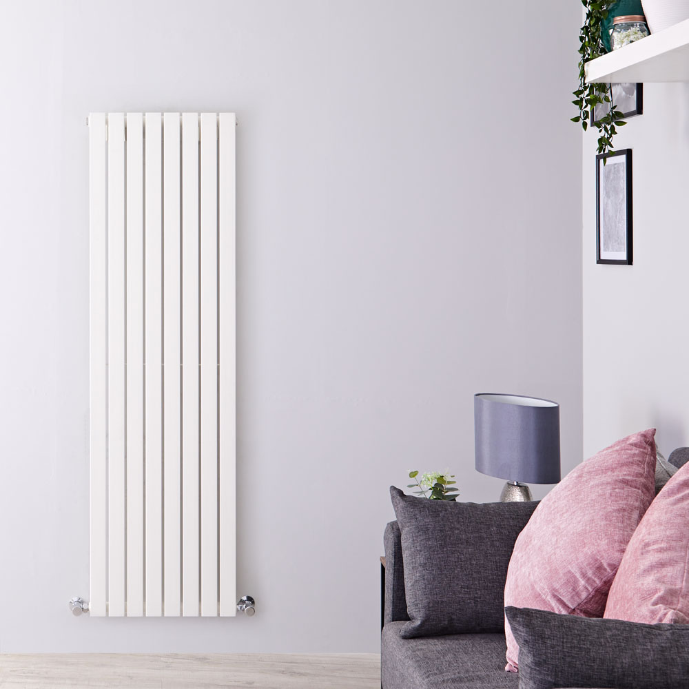 Radiateur design vertical – 160 cm x 35,4 cm – Blanc - Sloane