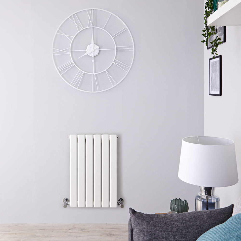 Radiateur design horizontal – Blanc – 63,5 cm x 42 cm – Delta