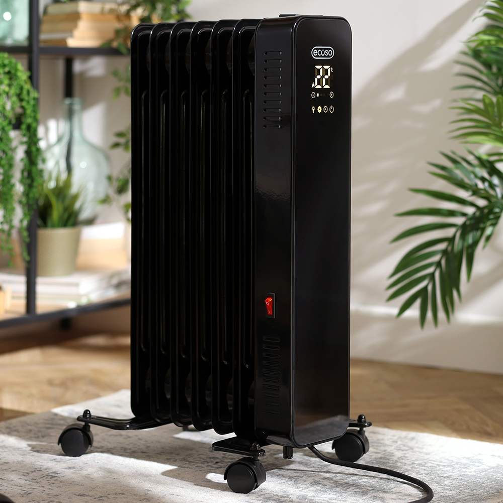 Radiateur+bain+d%27huile+electrique+intelligent+-+Noir+-+1500W+-+ECOSO+Kylo