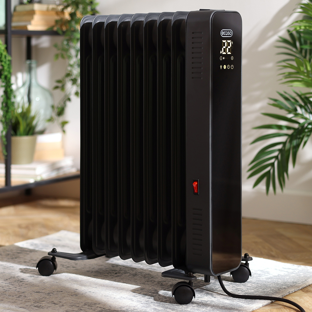 Radiateur+bain+d%27huile+electrique+intelligent+-+Anthracite+-+2000W+-+ECOSO+Kylo