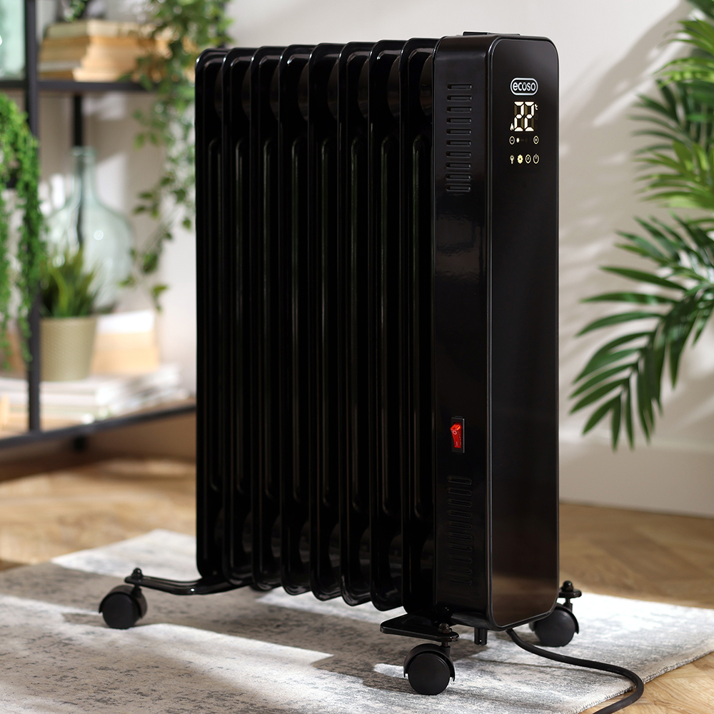 Radiateur+bain+d%27huile+electrique+intelligent+-+Noir+-+2000W+-+ECOSO+Kylo
