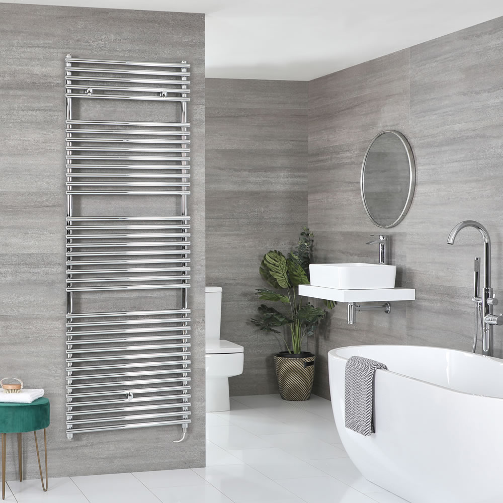 Sèche-serviettes électrique – Chromé – 173,8 cm x 45 cm - Arno