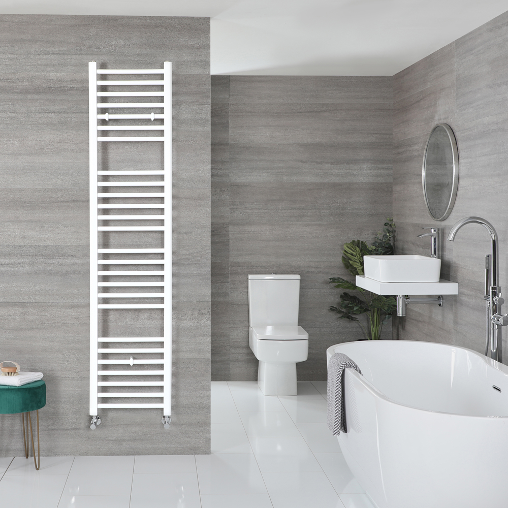 Sèche-serviettes plat – Blanc – 180 cm x 40 cm - Ive