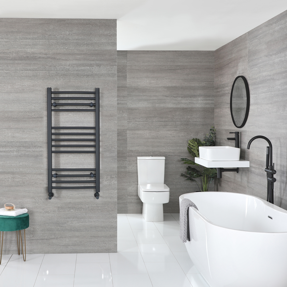 Sèche-serviettes plat – Anthracite – 100 cm x 50 cm - Artle