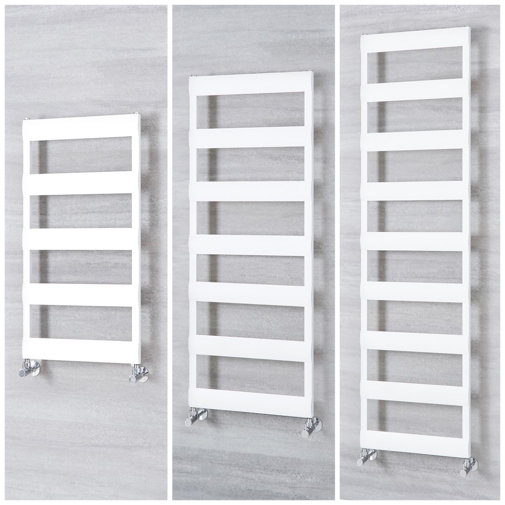 Sèche-serviettes en aluminium– Blanc – Choix de tailles - Ordo