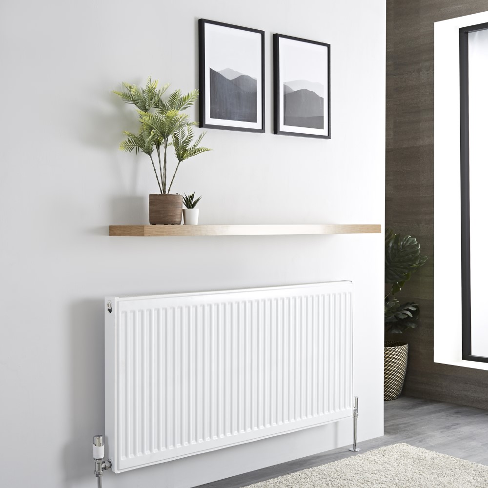 Radiateur À Panneaux Type 21 Horizontal Blanc Eco 60cm x 120cm x 7,3cm 2038 Watts