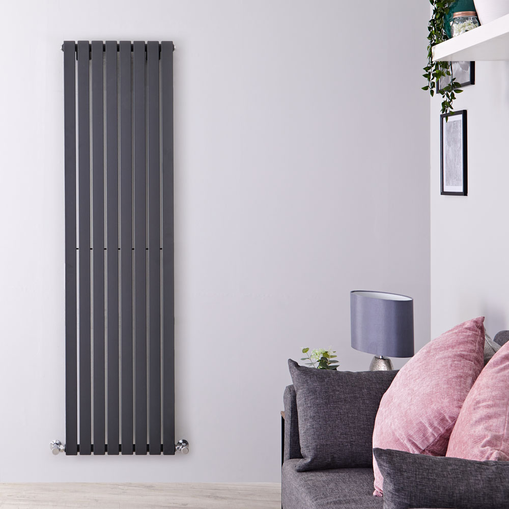 Radiateur Design Vertical Anthracite Sloane 178cm x 47,2cm x 5,3cm 1196 Watts