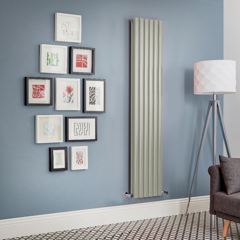 Radiateur design vertical – Vert sauge – Choix de tailles - Vitality