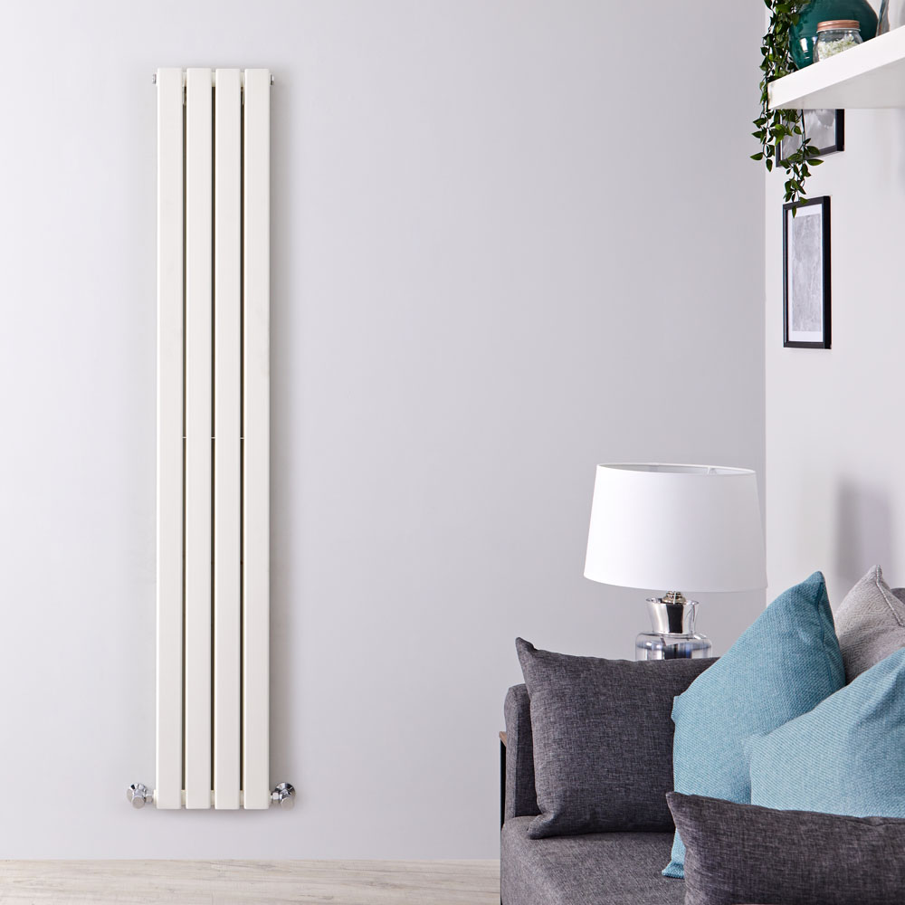Radiateur Design Vertical Blanc Delta 178cm x 28cm x 6cm 990 Watts