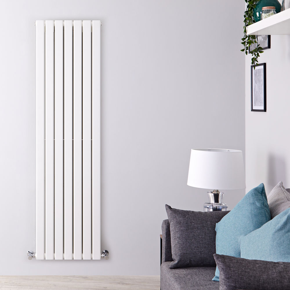 Radiateur Design Vertical Blanc Delta 178cm x 49cm x 6cm 1732 Watts