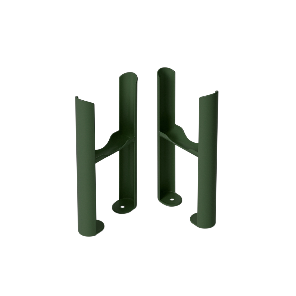 Pieds de radiateur pour les radiateurs style fonte à triple colonnes – Vert (Evergreen) - Windsor