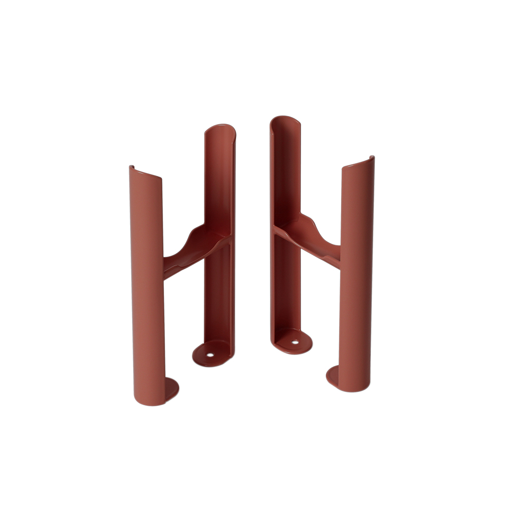 Pieds de radiateur pour les radiateurs style fonte à triple colonnes – Rouge (Booth Red) - Windsor