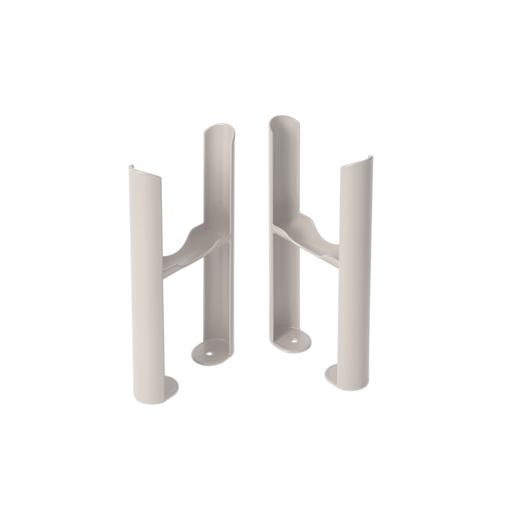 Pieds de radiateur pour les radiateurs style fonte à triple colonnes – Blanc (Pearl White) - Windsor