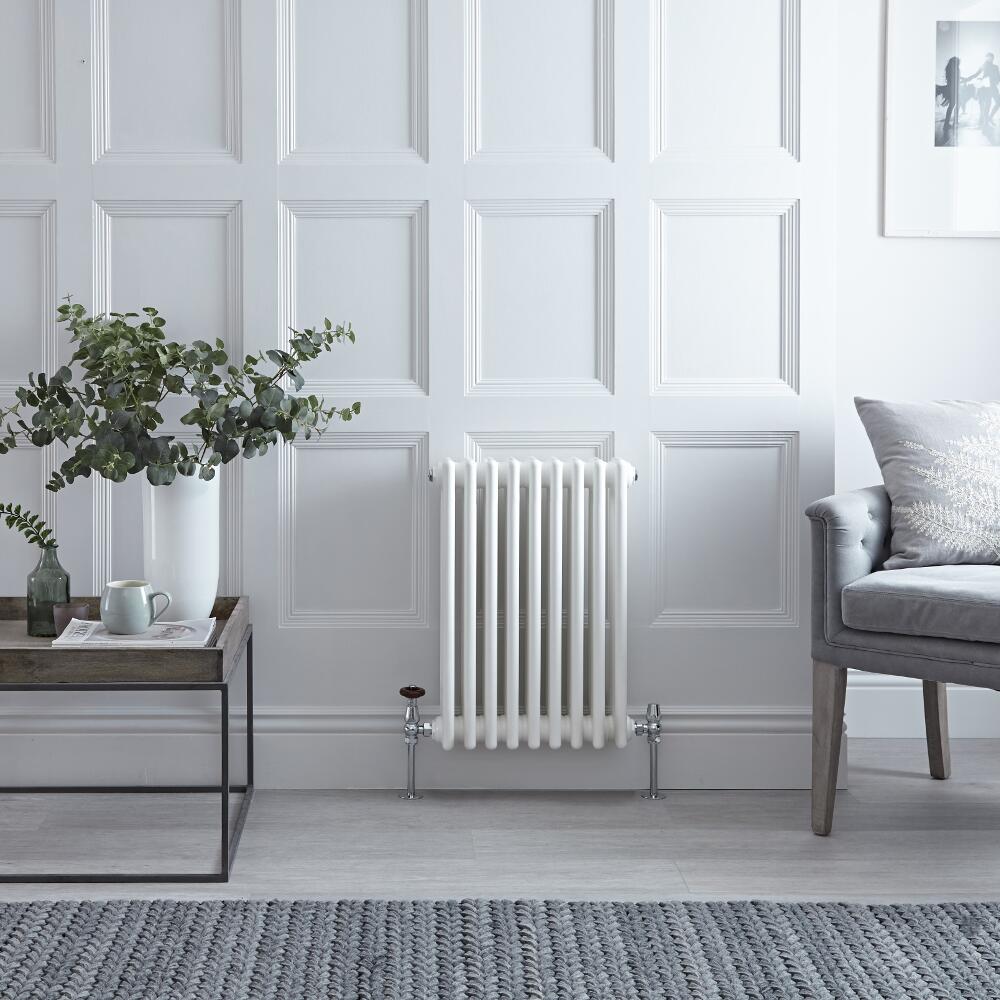 Radiateur horizontal style fonte – Blanc – 60 cm x 42,5 cm x 10 cm - Windsor