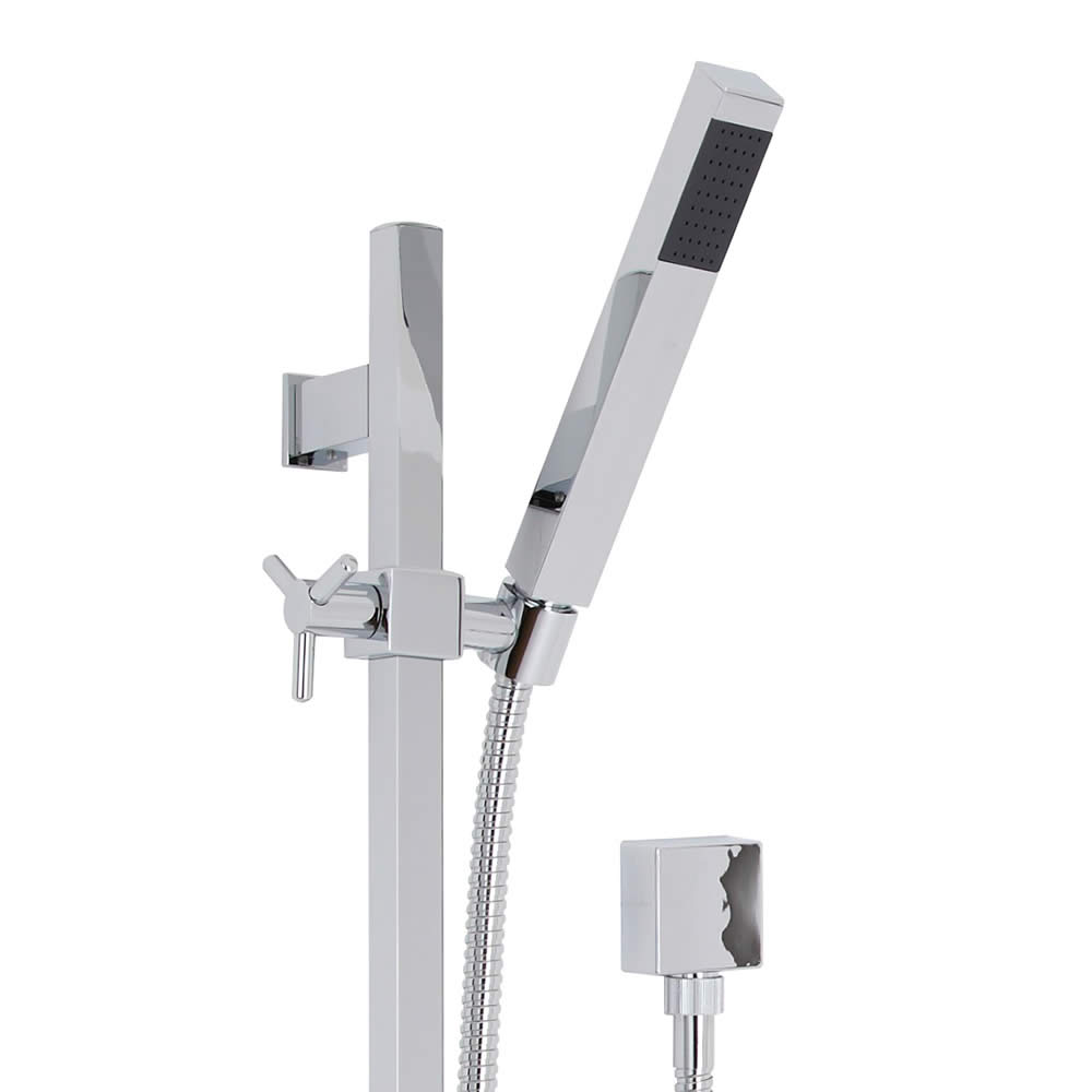 Mitigeur Mécanique & Douchette sur rampe 70cm - Harting Chromé