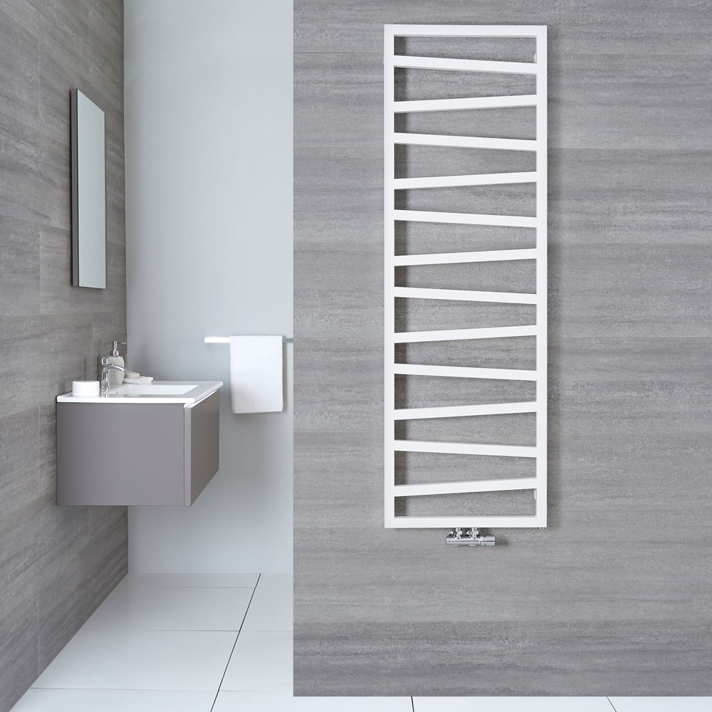 Torun - Sèche-serviettes Blanc 154.5cm x 50cm