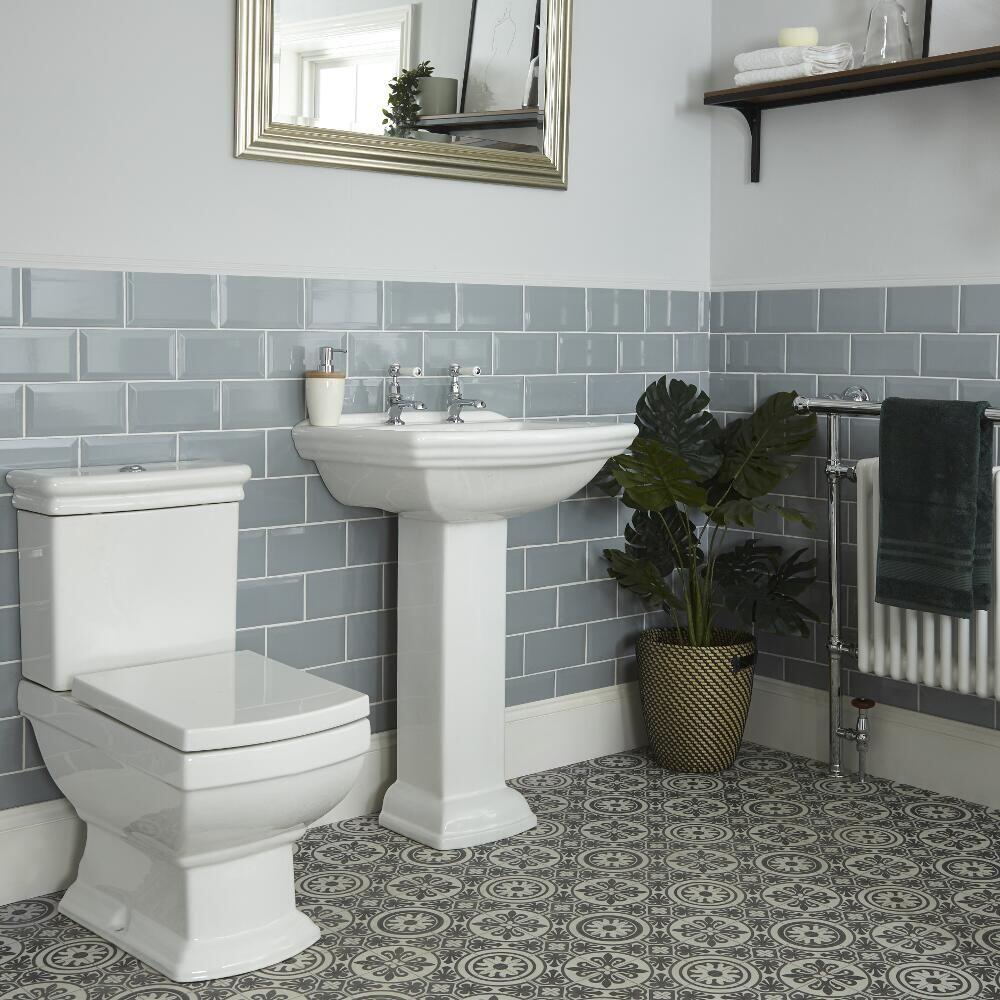 Pack WC et lavabo sur colonne - Chester